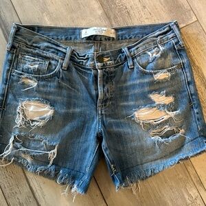 Abercrombie & Fitch denim shorts sz 4 W/ 27